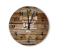 Wall Clock,Verse,Decorative Digital Wall Clocks Easy To Read Decor Clocks for Living Room Kitchen 25cm