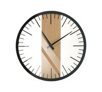 Wall Clock VILLORA 38 cm Brown/ Black