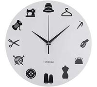 Wall Clock Wall Clock Tailor Shop Cut Clothes Seamstress Modern Wall Clocks Customize The Label Sewing Sign Wall Clock Personalize Watch