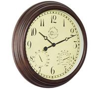 Wall Clock & Weather Station (Numerical) Fallen Fruits White One Size