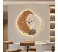 Wall Clock with LED Light, Creative Hanging Clock for Living Room, Bedroom, Dining Room, Modern Home Decor, Art Clock for Background Wall, Stylish Timepiece