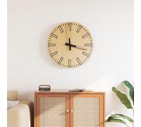 Wall Clock with Luminous Scales and Pointers Yellow √ò30 cm Berkfield Home Yellow One Size
