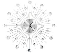 Wall Clock with Quartz Movement Home Timer Decor Silver/Silver&Black vidaXL