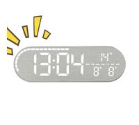 Wall Clock with Temperature and Date Display | Digital Wall Clock - For Living Room, Office, Garage, Gym, Kitchen, Bathroom, Farm Seniors and Adults