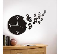 Wall Clocks, Musical Note Flew from The Clock Flying Music Notes Wall Watch Art Music Studio Room Decorative Modern Design Wall Clock Rock N Roll Gift