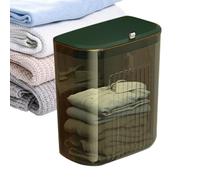 Wall Clothes Hamper - Space Saving Basket Wall Organizer With Lid | Wall Mounted Dirty Clothes Laundry Hamper Container Safe And Stable For Bedroom Bathroom
