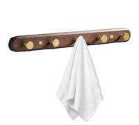 Wall Coat Hanger Wood - No Punch Coat Hooks | Hanger Bag Hook, Key Holder Wooden Storage Hooks, Clothes for Hat Jacket Towel