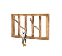 Wall Coat Rack,Rustic Space-Saving Hanger - Clothes Wall Hooks Decorative Rack - for Bag Hat Key Entryway Living Room Bedroom Bathroom Kitchen Apartment Farmhouse