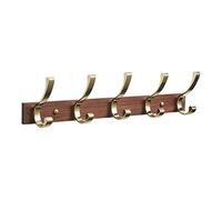 Wall Coat Racks Wall Mounted Coat Hook Heavy Duty 5 Hooks Rack Walk Around Hooks for Hanging