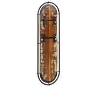 Wall Coat Racks with 4 Hooks Made of Solid Reclaimed Wood 34 x 110 cm Pack of 2 Robust Coat Rack for Hallway Entrance Space Saving Wall Hooks for Coats Bags Keys