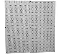 Wall Control 30-P-3232G Gray Metal Pegboard Pack