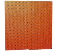 Wall Control 30-P-3232OR Orange Metal Pegboard Pack