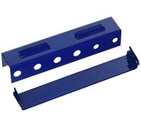 Wall Control ASM-SD-008 Blue Slotted Metal Pegboard Screwdriver Holder Bracket