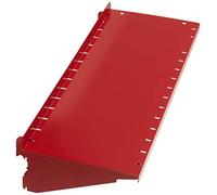 Wall Control Pegboard Shelf 6in Deep Pegboard Shelf Assembly Pegboard and Slotted Tool Board - Red