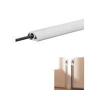 Wall Cord Hider Self-Adhesive Wire Cover Raceway for Walls, Flexible PVC Cable Concealer for Home and Office(Grey-w2cm,5meter)