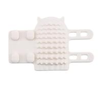 Wall Corner Cat Scratcher - Adjustable Silicone 15.8x9.8x1.5cm Self Groomer Brush, Portable Massage Tool, Soft Pet Face | Dogs Kittens Puppies Grooming Table Legs Easy Install Multiple Pets