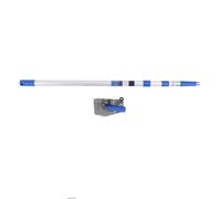 Wall Corner Drywall Scraper, Stainless Steel Bearing Plaster Finishing Tool, 360 Degree Rotating Head with 2 Meter Aluminum Alloy Telescopic Pole, Inside Corner Drywall Scraper for