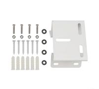 Wall Corner Mount Bracket, 90 Degree Outside Wall Corner Mount Metal Bracket for Camera Holder Wide Surveillance Adapter(White)