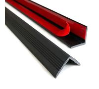Wall Corner Protector, Corner Guards & Edge Protectors, PVC, Self-Adhesive, Cuttable, Anti-collision, Anti-slip(Black,5x150cm/2x59in)