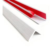 Wall Corner Protector, Corner Guards & Edge Protectors, PVC, Self-Adhesive, Cuttable, Anti-collision, Anti-slip(White,5x150cm/2x59in)