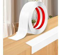 Wall Corner Protector Moulding Trim Peel and Stick Molding Trim for Walls Corner Trim Self Adhesive Wall Corner Guards Edge Protector Flexible Wall Trim Moulding, 0.8 in x 20 Ft, White