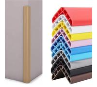 Wall Corner Protector, Rubber Wall Edge Protector Strip Flexible Self Adhesive Corner Guards L Molding Anti-Collision Protectors For Walls Door Window Furniture(Brown,5m(16.4 ft))