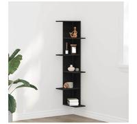 Wall Corner Shelf Wall Mounted Shelf Floating Shelf Engineered Wood vidaXL