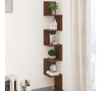 Wall Corner Shelf Engineered Wood Wall-Mounted Wall Rack Multi Colours