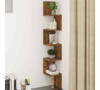 Wall Corner Shelf Engineered Wood Wall-Mounted Wall Rack Multi Colours