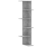 Wall Corner Shelf Wall Mounted Shelf Floating Shelf Engineered Wood vidaXL