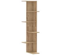 Wall Corner Shelf Wall Mounted Shelf Floating Shelf Engineered Wood vidaXL