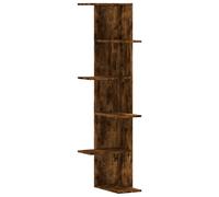 Wall Corner Shelf Wall Mounted Shelf Floating Shelf Engineered Wood vidaXL