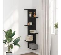Floating Corner Shelves Wooden Storage Display Corner Shelf Units Wall Mount UK