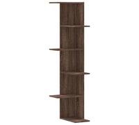 Wall Corner Shelf Wall Mounted Shelf Floating Shelf Engineered Wood vidaXL