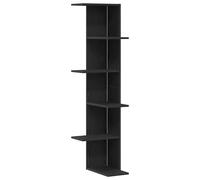 Wall Corner Shelf Wall Mounted Shelf Floating Shelf Engineered Wood vidaXL