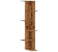 Wall Corner Shelf Wall Mounted Shelf Floating Shelf Engineered Wood vidaXL