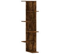 Wall Corner Shelf Wall Mounted Shelf Floating Shelf Engineered Wood vidaXL