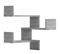 Wall Corner Shelf Wall Rack Wall-mounted Storage Shelf Engineered Wood vidaXL