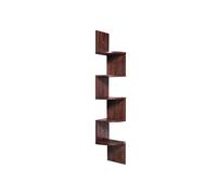 Wall Corner Shelf, Walnut