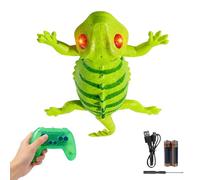 Wall Crawler Gecko - Mode Electric Climbing Toy, Animated Robotic Reptile Prank Game, Interactive Motorized Climber, Wiggling Reptile Action Figure Fun And Surprise | For Young Learners At Home Schoo