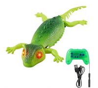 Wall Crawler Gecko - Rechargeable Climbing Chameleon 14.57x6.5x1.97 Inches, Remote Controlled Robot, Robot Toy For Preschoolers, Kindergarten Students, Boys, Girls, Kids