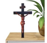 Wall Crucifix,Catholic Wall Cross for Home | Wall Crucifix Christ Wound Meditation Cross, Jesus Christ Wall Decor, Religious Passion, Bloody Crucifix, Collectible Figurine for Adults
