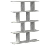 vidaXL Wall Cube Shelf 12 Compartments Concrete Grey Engineered Wood