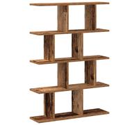 vidaXL Wall Cube Shelf 12 Compartments Old Wood Engineered Wood