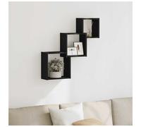 Cube Wall Shelves Floating Hanging Cabinet Storage Unit Engineered Wood vidaXL