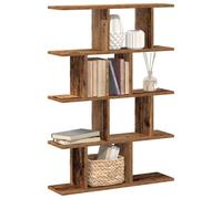 Wall Cube Shelf Floating 12-Compartment Old Wood Engineered Wood XL 70x18x100cm