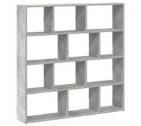 Wall Cube Shelf Floating Storage Shelf 12 Compartments Engineered Wood vidaXL