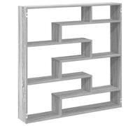 Wall Cube Shelf Floating Storage Shelf 7 Compartments Engineered Wood vidaXL