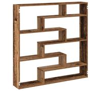 Wall Cube Shelf Floating Storage Shelf 7 Compartments Engineered Wood vidaXL