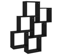 Wall Cube Shelf Hanging Wall-Mounted Floating Shelf Engineered Wood vidaXL